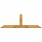 Ekena Millwork Portland Rough Sawn Timber Gable Bracket, Western Red Cedar, 60"W x 20"H x 2"D x 4"F, 8/12 Pitch GBW060X20X0204POR00RWR - alternate 1